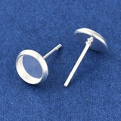 304 Stainless Steel Stud Earring Settings&nbsp;STAS-H436-20A-G01