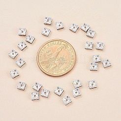 Brass Rhinestone Spacer Beads&nbsp;RSB072-06S