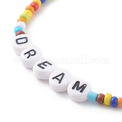 Glass Seed Beads Stretch Bracelets&nbsp;BJEW-JB06120-01