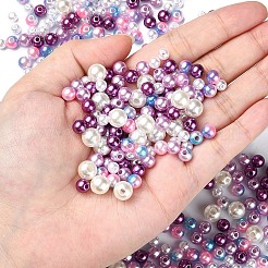 5 Colors ABS Plastic Imitation Pearl Beads&nbsp;KY-YW0001-63D