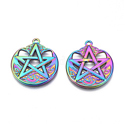 Ion Plating(IP) 201 Stainless Steel Pendants&nbsp;STAS-N098-075M