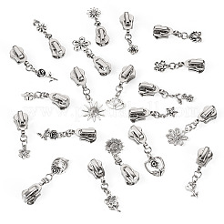 20Pcs Alloy Replacement Zipper Sliders&nbsp;HJEW-TAC0122