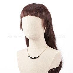 Natural Obsidian Chips Beaded Jewelry Set&nbsp;SJEW-JS01230-01