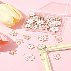 40Pcs 10 Styles Alloy Enamel Charms&nbsp;ENAM-FS0002-33