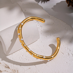 304 Stainless Steel Cuff Bangles for Women&nbsp;CB8538