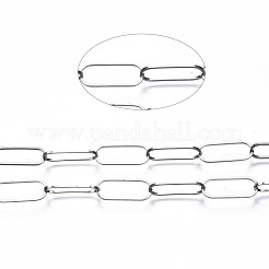 Tarnish Resistant 304 Stainless Steel Paperclip Chains Chains&nbsp;CHS-T003-25P