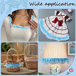 5M Double Polyester Lace Trim for Sewing Decoration&nbsp;OCOR-CY0001-63D