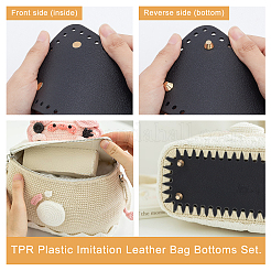 TPR Plastic Imitation Leather Bag Bottoms Set&nbsp;FIND-WH0013-94