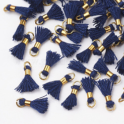 Polycotton(Polyester Cotton) Tassel Pendant Decorations&nbsp;FIND-S275-11G
