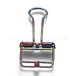 Metal Skeleton Frame Hollow Wire Binder Clips&nbsp;LS-DIY-I040-01C