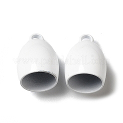 Spray Painted 201 Stainless Steel Cord Ends&nbsp;STAS-I672-11C-02