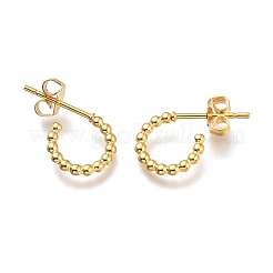 304 Stainless Steel Half Hoop Earrings&nbsp;EJEW-H100-11A-G