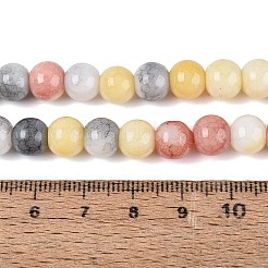 Opaque Ombre Effect Dyed Glass Beads Strands&nbsp;GLAA-Q106-04A-06