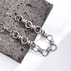 Tarnish Resistant 304 Stainless Steel Link Chain Bracelets&nbsp;BJEW-Z011-10P