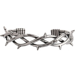 Gothic Alloy Thorns Open Cuff Bangles&nbsp;WG82058-01
