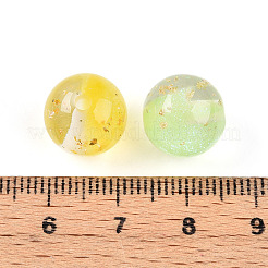 Two Tone Transparent Resin Beads&nbsp;RESI-N042-12mm-12