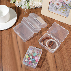 6Pcs PP Plastic Bead Containers with Hinged Lid&nbsp;CON-SP0001-24