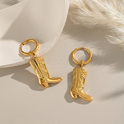 Stainless Steel Shoes Hoop Earrings&nbsp;YJ9062