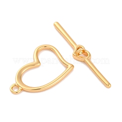 Rack Plating Eco-Friendly Brass Toggle Clasps&nbsp;LS-KK-S403-15G