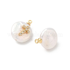 Natural Cultured Freshwater Pearl Pendants&nbsp;PEAR-F008-19G-01