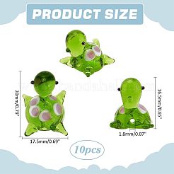 10Pcs Handmade Lampwork Beads&nbsp;LAMP-PH0001-37