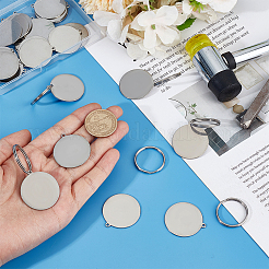 DIY Stainless Steel Keychain Making Kits&nbsp;DIY-OC0014-11A