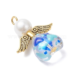 Handmade Glass Enamel Pendants&nbsp;PALLOY-JF04265-01