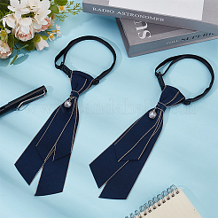 Adjustable Polyester Necktie with Resin for Women and Girls&nbsp;AJEW-WH0800-02B