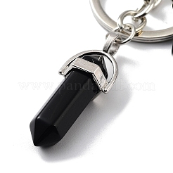 Natural Obsidian Keychain&nbsp;KEYC-M022-05I