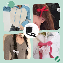 10Yard Solid-colored Hollow Out Polyester Ribbons&nbsp;OCOR-BC0009-18C