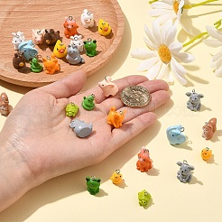 10Pcs 5 Styles Opaque Resin Pendants&nbsp;RESI-YW0004-22A