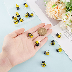 15Pcs Handmade Lampwork Beads&nbsp;LAMP-GO0001-15
