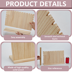 Wood Jewelry Display Stand&nbsp;ODIS-WH0030-177B