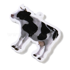 Opaque Printed Acrylic Pendants&nbsp;SACR-F018-01C