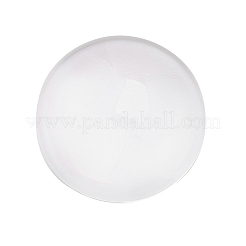 200Pcs Transparent Glass Cabochons&nbsp;GGLA-YW0001-04