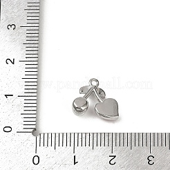 Brass Plastic Pearl Charms&nbsp;KK-M322-50P