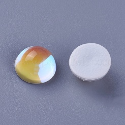 Flat Back K9 Glass Cabochons&nbsp;X-RGLA-F062-D
