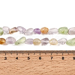 Natural Multi Color Quartz Bead Strands&nbsp;G-L459-17