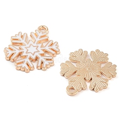 Christmas Theme Barrel Plating Alloy Enamel Pendants&nbsp;X-PALLOY-S192-01KCG-01