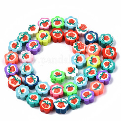Handmade Polymer Clay Bead Strands&nbsp;CLAY-N008-063-B01