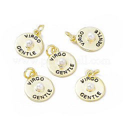 Rack Plating Brass Enamel Pendants&nbsp;KK-B065-06G
