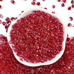 6/0 Spray Paint Fringe Glass Seed Beads&nbsp;SEED-H003-11F
