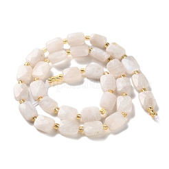 Natural Rainbow Moonstone Beads Strands&nbsp;G-H061-A12-01