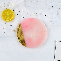 DIY Flat Round Cup Mat Silicone Molds&nbsp;DIY-E036-02