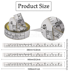 3Pcs 3 Style Self-Adhesive Workbench Measuring Tape&nbsp;TOOL-CA0001-26