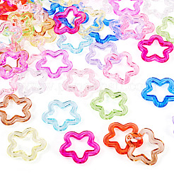 60Pcs 12 Styles Transparent Acrlyic Pendants&nbsp;MACR-TA0002-48