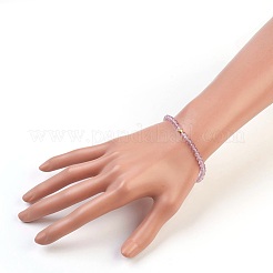 Natural Amethyst Stretch Bracelets&nbsp;BJEW-JB03797-03