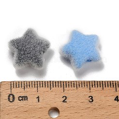 Flocky Opaque Acrylic Beads&nbsp;OACR-I026-02B