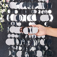 20Pcs PVC Sequin Round Beaded Curtain&nbsp;AJEW-CN0006-55B