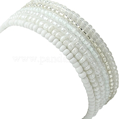 Glass Seed Beaded Stretch Bracelet Sets&nbsp;BJEW-MZ00101-02